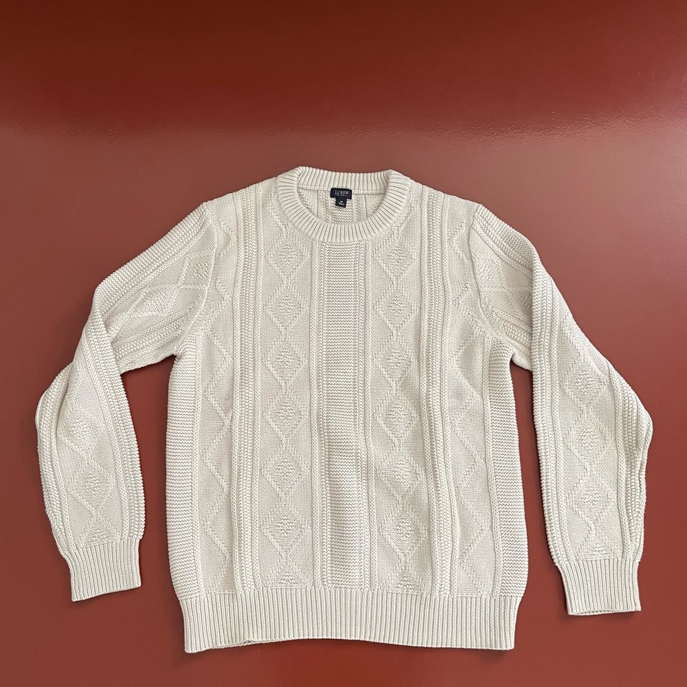 J. Crew Cotton Crewneck Sweater Size Medium